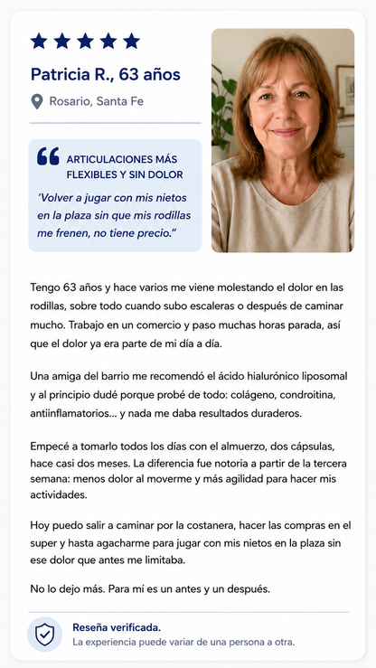 Ácido Hialurónico PuraVida | Cuidá tu cuerpo desde adentro
