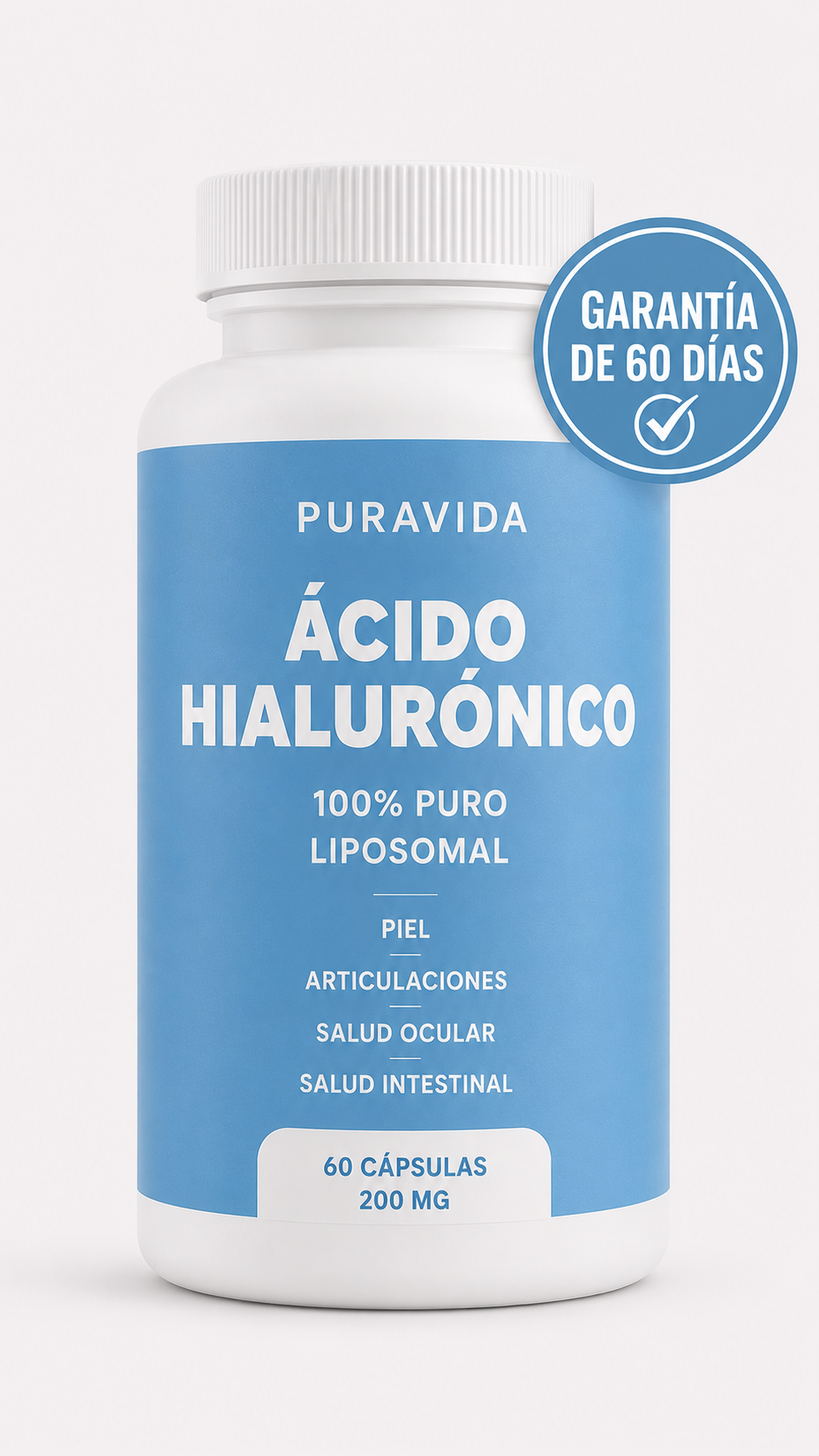 Ácido Hialurónico PuraVida | Cuidá tu cuerpo desde adentro